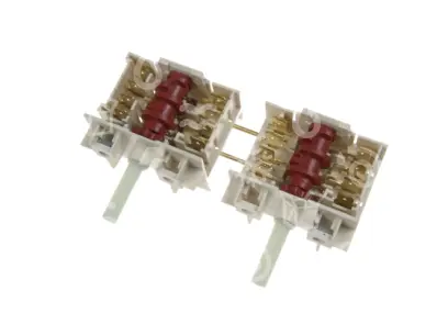 přepínač plotnový MORA, 2 x 7 poloh (6+0), dvojitý, 5HE-570 Dreefs